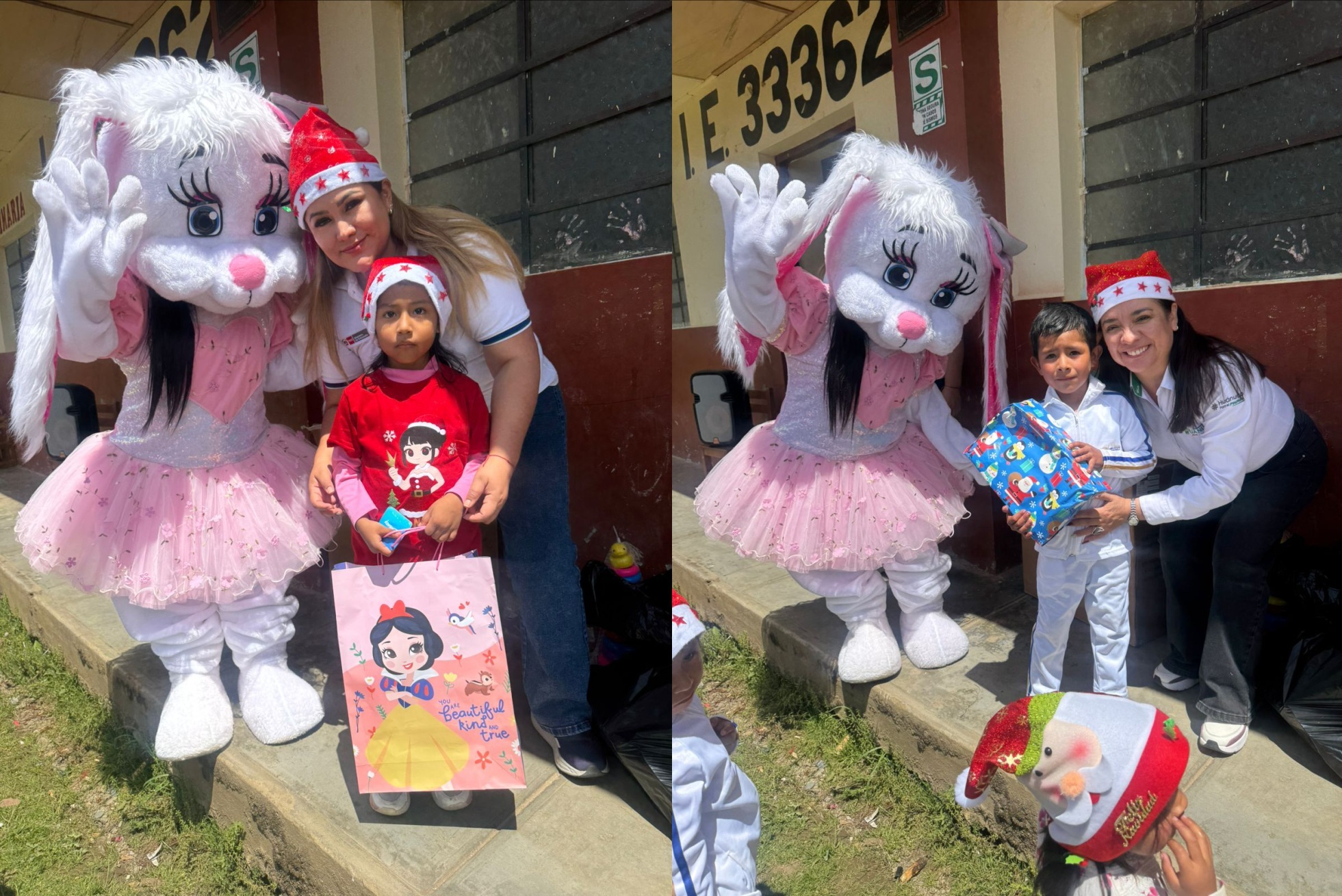 DRE HUÁNUCO LLEVA ALEGRÍA Y REGALOS A ESTUDIANTES DE CHURUBAMBA EN VÍSPERAS DE NAVIDAD