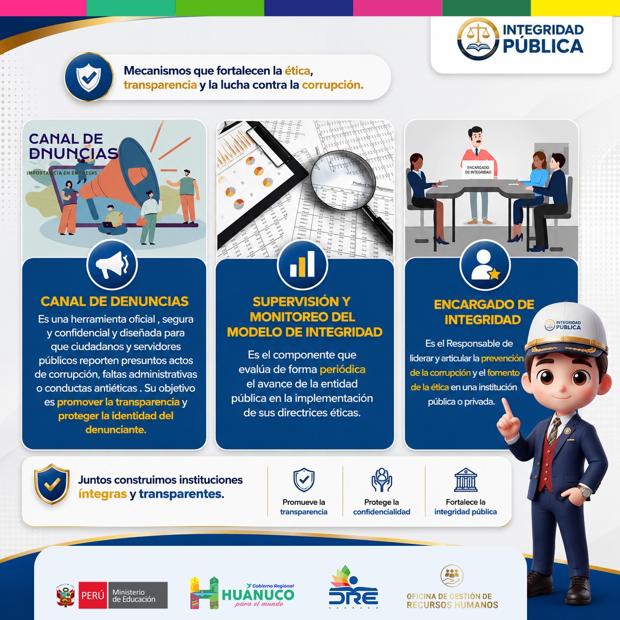 La Integridad Pública es el compromiso de los servidores y entidades del Estado de actuar con ética, transparencia, honestidad y responsabilidad, priorizando siempre el interés general sobre los inter