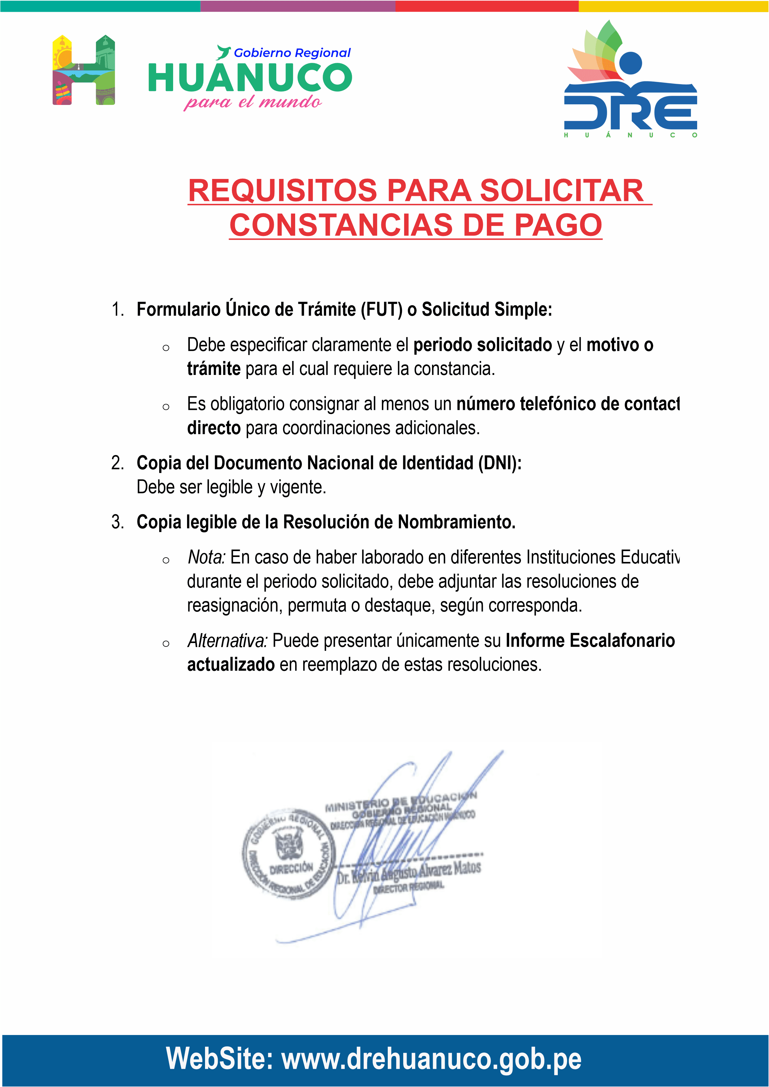 Información destacada